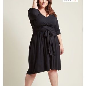 ModCloth Jersey Knit Dress with Wrapping Ties